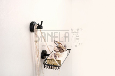 Нержавеющая двойная вешалка SLZD 01N арт: 62011 Sanela Чехия (фото, схема)