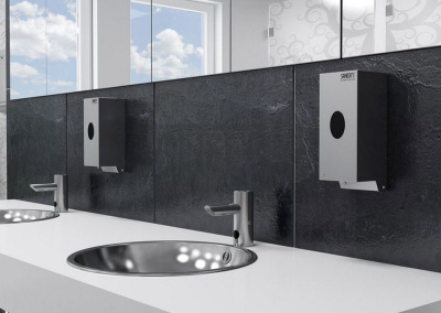 Автоматический дозатор жидкого/гелевого мыла и дезинфекции SLZN 71E арт: 85717 Sanela Чехия (фото, схема)