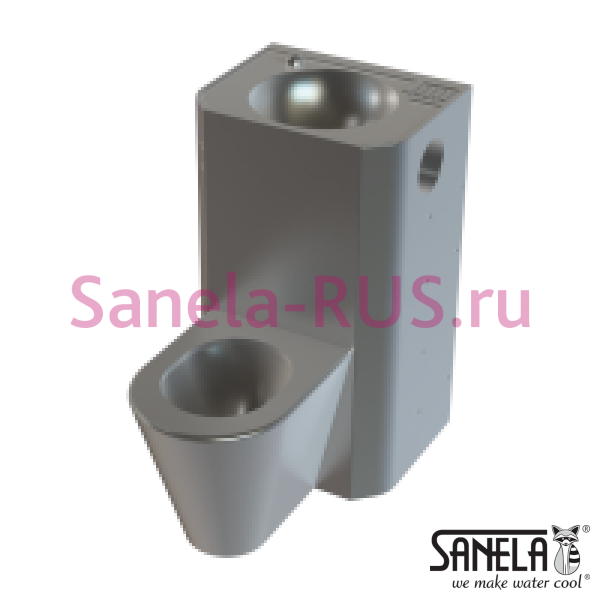 Унитаз с умывальником и пьезо кнопками SLWN 38ZP