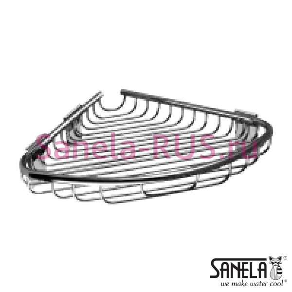 Нержавеющая угловая полка SLZD 25 Нержавеющая угловая полка SLZD 25