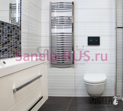 Сенсорная кнопка смыва унитаза, черное стекло SLW 30E арт: 04301 Sanela Чехия (фото, схема) Сенсорная кнопка смыва унитаза, черное стекло SLW 30E арт: 04301 Sanela Чехия (фото, схема)