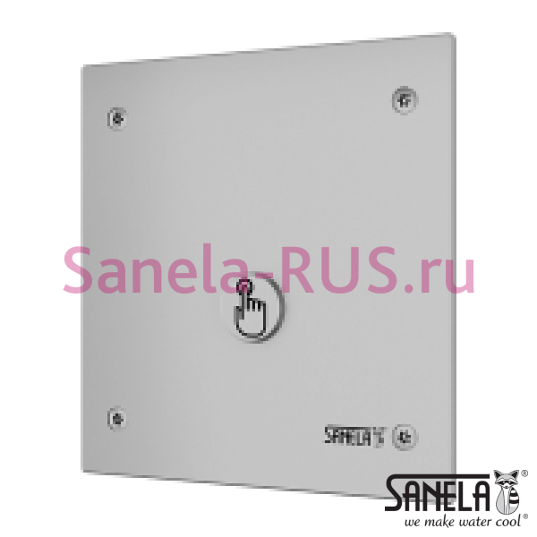 Антивандальная пьезо кнопка смыва унитаза SLW 01PA Антивандальная пьезо кнопка смыва унитаза SLW 01PA