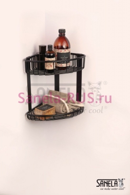 Нержавеющая двойная угловая полка SLZD 29N арт: 62291 Sanela Чехия (фото, схема) Нержавеющая двойная угловая полка SLZD 29N арт: 62291 Sanela Чехия (фото, схема)
