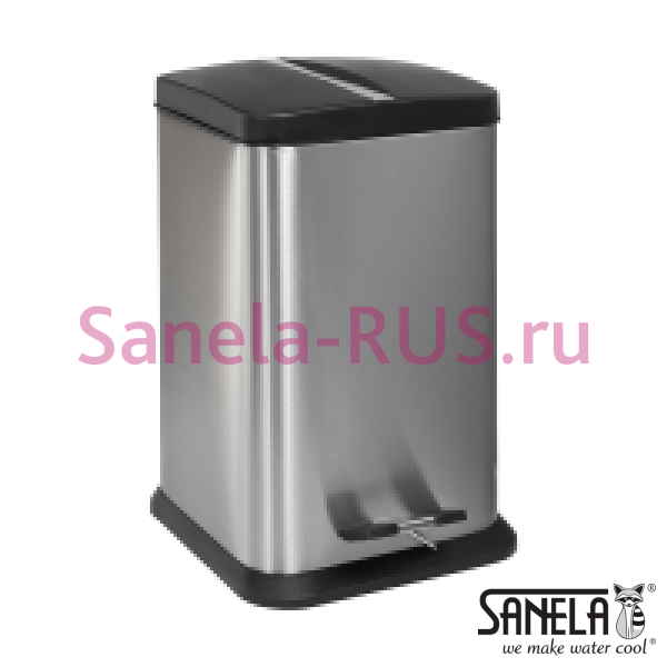 Нержавеющее мусорное ведро с педалью SLZN 80X