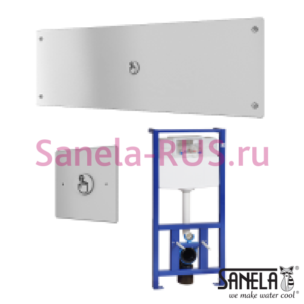 Комплект SLW 04PA (с инсталляцией SLR 21 и дополнительной кнопкой) Комплект SLW 04PA (с инсталляцией SLR 21 и дополнительной кнопкой)