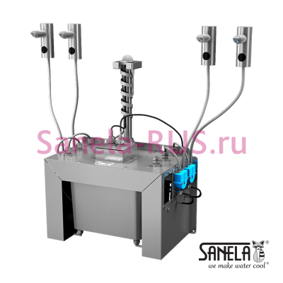 Комплект SLZN 91E4 (4 дозатора, бачок 6л) арт: 85914 Sanela Чехия (фото, схема)