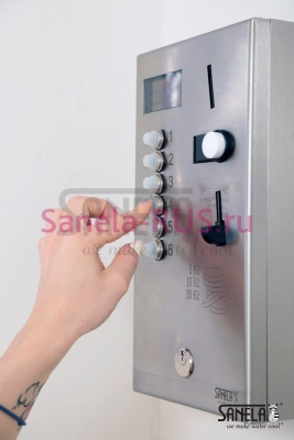 Встроенный монетный и жетонный автомат для 4-12 душей, выбор автоматом SLZA 02NZ арт: 88024 Sanela Чехия (фото, схема)