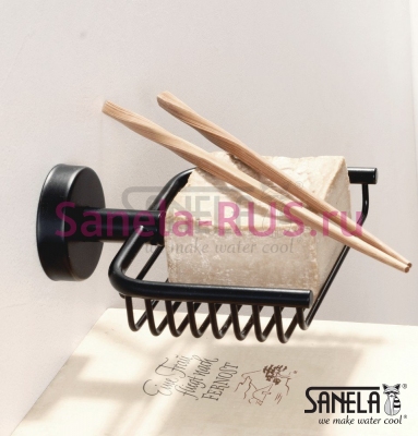 Нержавеющая мыльница SLZD 18N арт: 62181 Sanela Чехия (фото, схема) Нержавеющая мыльница SLZD 18N арт: 62181 Sanela Чехия (фото, схема)