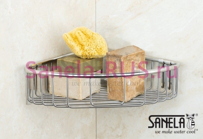 Нержавеющая угловая полка SLZD 26 арт: 62260 Sanela Чехия (фото, схема) Нержавеющая угловая полка SLZD 26 арт: 62260 Sanela Чехия (фото, схема)