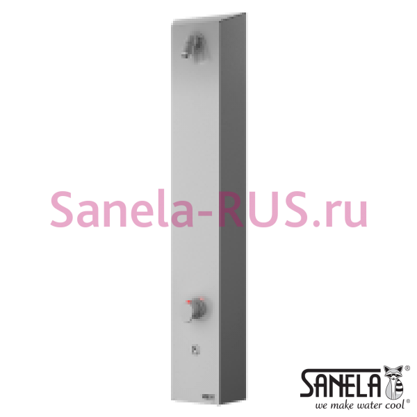 Порционная душевая панель пьезо со смесителем и термостатом SLSN 02PT Порционная душевая панель пьезо со смесителем и термостатом SLSN 02PT