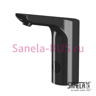 Сенсорный кран черного цвета SLU 57VB арт: 03576 Sanela Чехия (фото, схема)