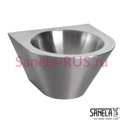 Нержавеющая конусная раковина 320мм SLUN 22M арт: 83226 Sanela Чехия (фото, схема)