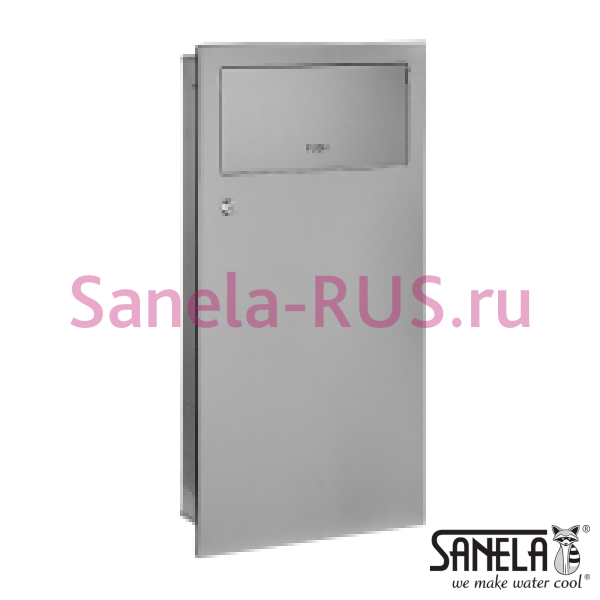 Нержавеющее мусорное ведро PUSH SLZN 63Z