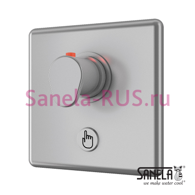 Нажимной смеситель для душа пьезо с термостатом SLS 02PTB арт: 12025 Sanela Чехия (фото, схема)