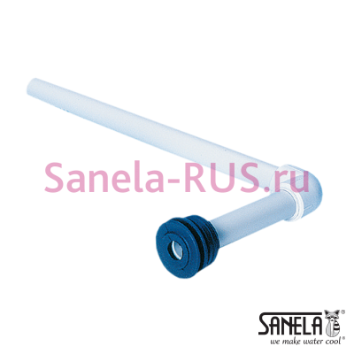Пластмассовое соединение для писсуаров SLA 04 арт: 06040 Sanela Чехия (фото, схема)