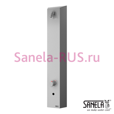 Сенсорная душевая панель со смесителем и термостатом SLSN 02ET арт: 92022 Sanela Чехия (фото, схема) Сенсорная душевая панель со смесителем и термостатом SLSN 02ET арт: 92022 Sanela Чехия (фото, схема)